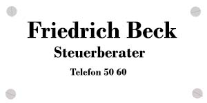 Friedrich Beck Steuerberater in Quickborn